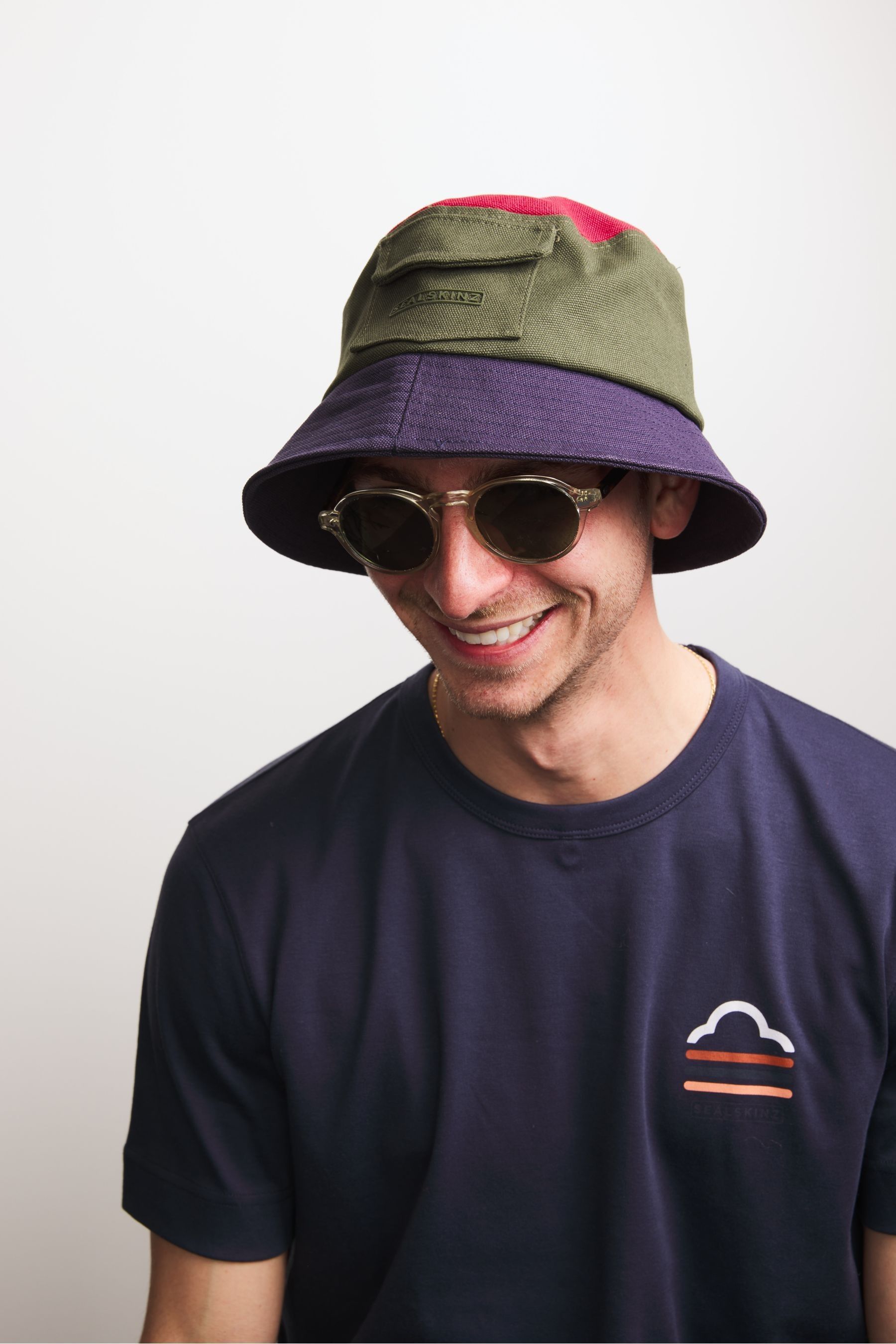 Waterproof Canvas Patch Pocket Bucket Hat- Sealskinz