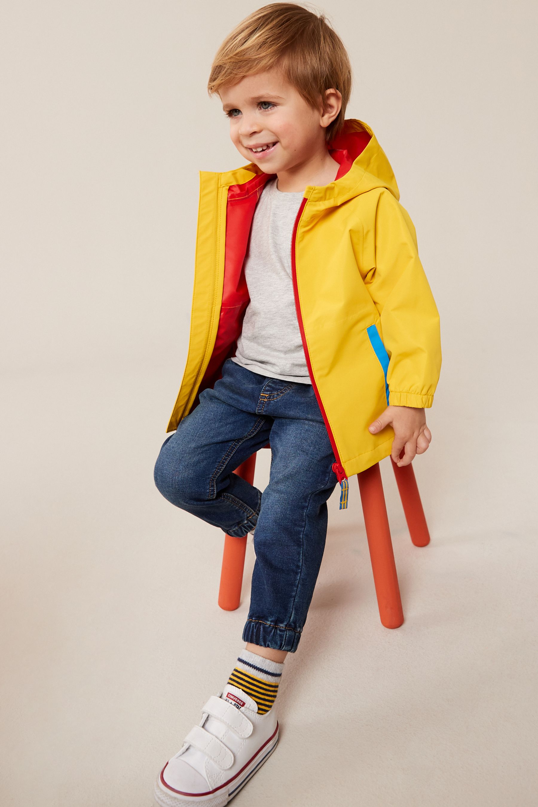 Buy Yellow Waterproof Jacket (3mths7yrs) from the Next UK online shop