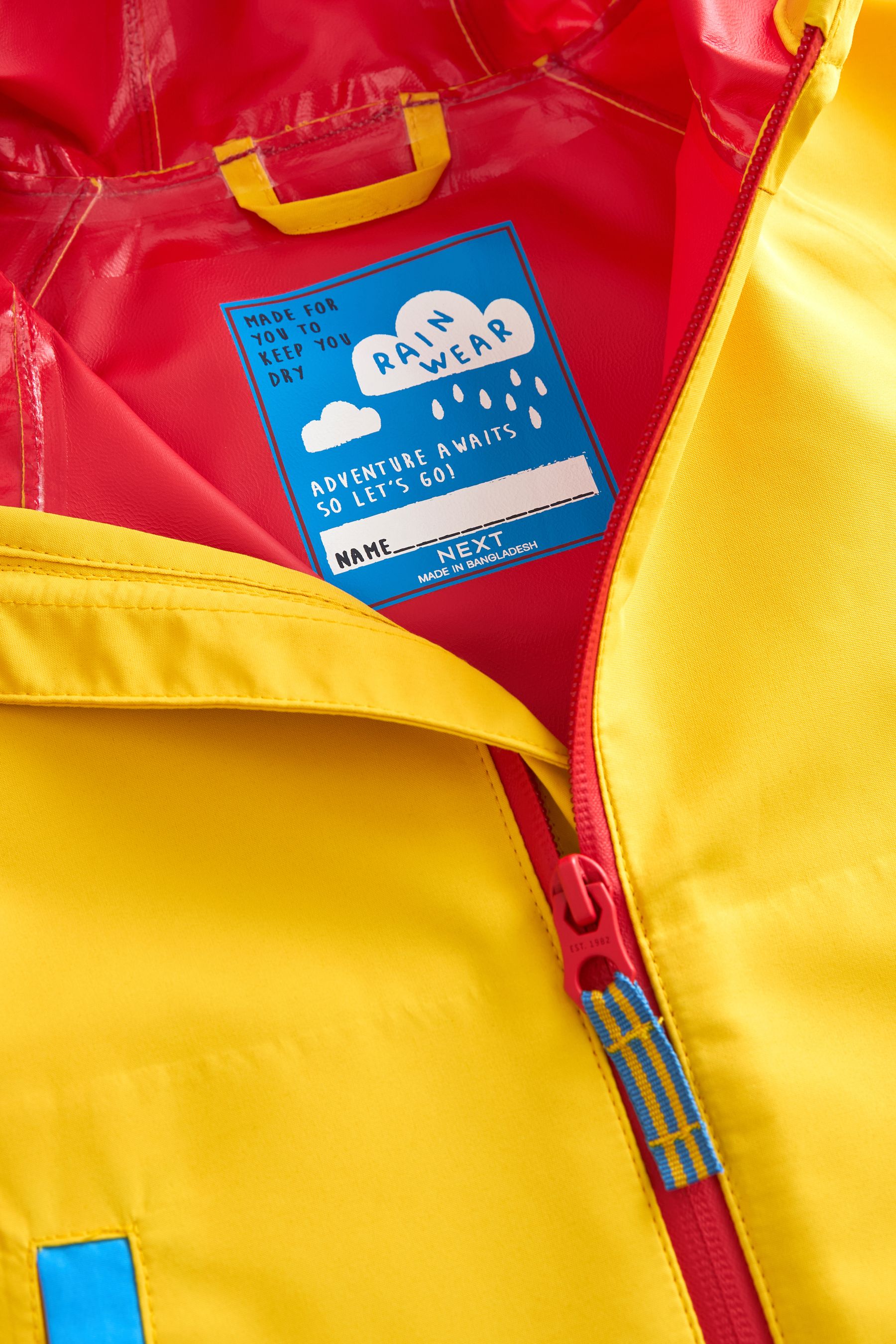 Buy Yellow Waterproof Jacket (3mths7yrs) from the Next UK online shop