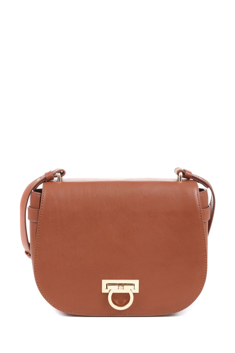 Jones Bootmaker Leather Saddle Bag - Image 1 of 1