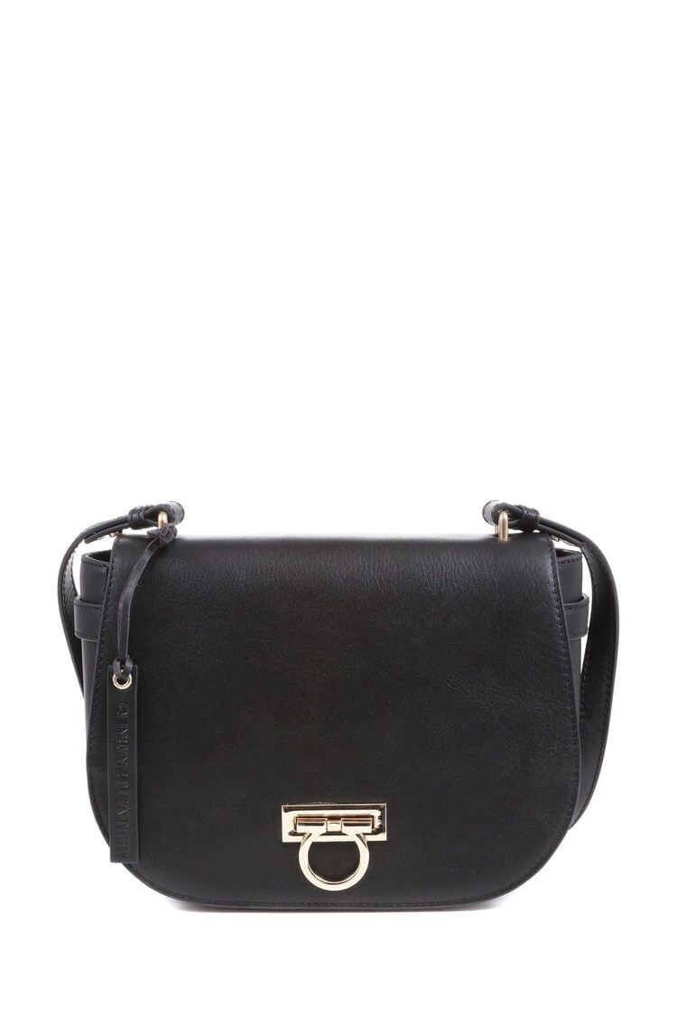 Jones Bootmaker Leather Saddle Bag - Image 1 of 1