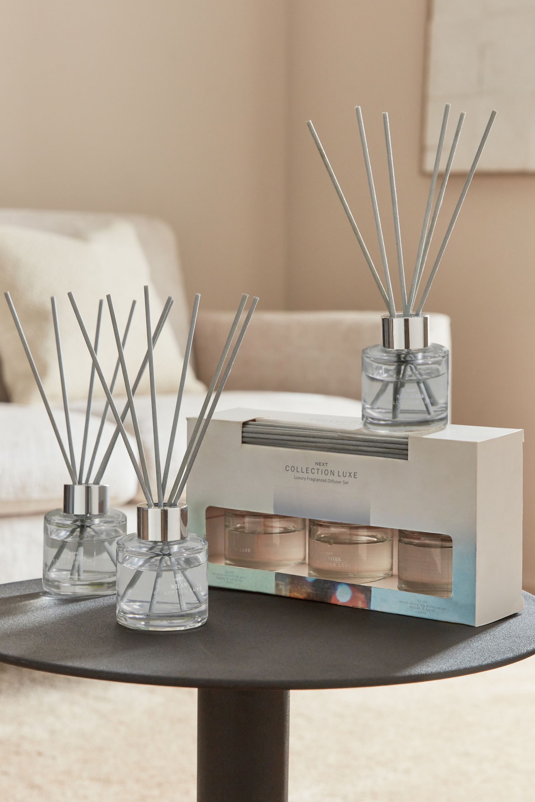 Buy Set of 3 Collection Luxe 40ml Reed Diffuser Trio from the Next UK