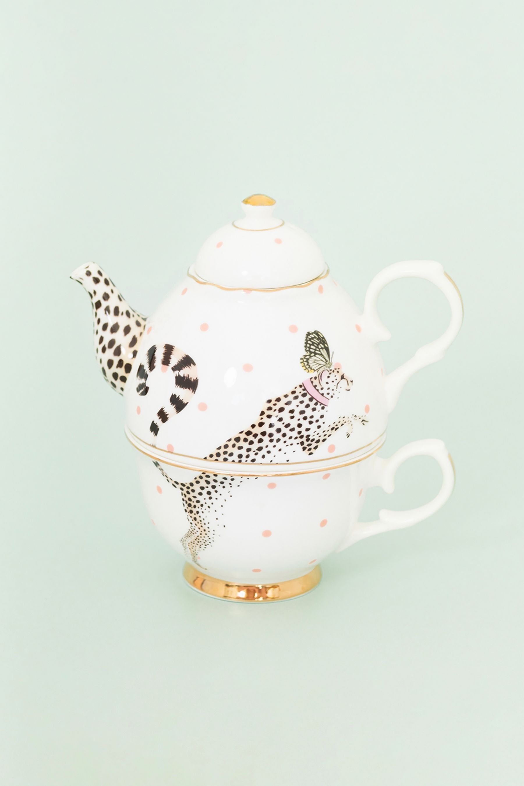 Buy Yvonne Ellen Cheetah Tea For One Teapot from the Next UK online shop