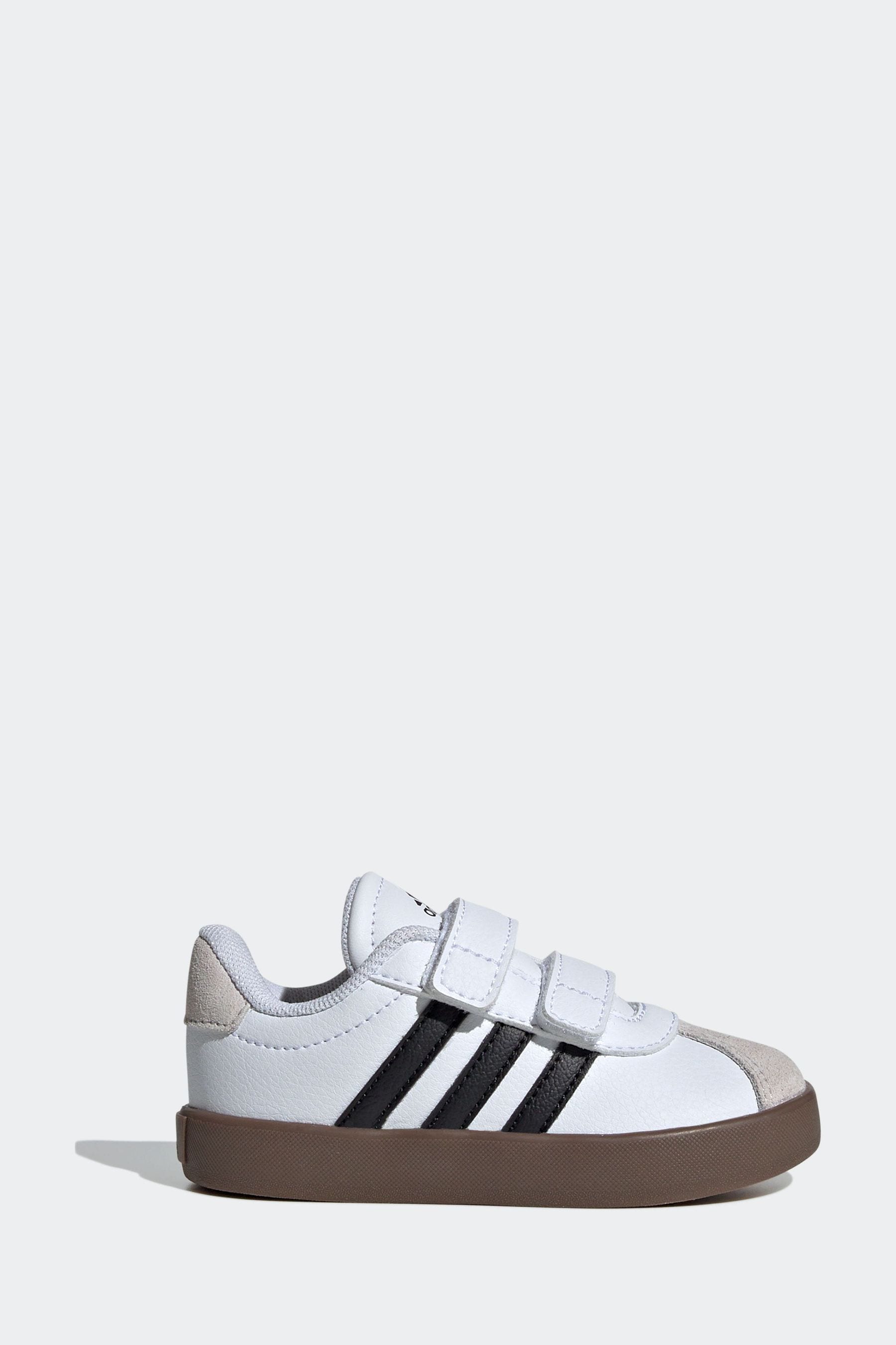 Buy adidas White Black VL Court 3.0 Hook and Loop Trainers from Next Oman
