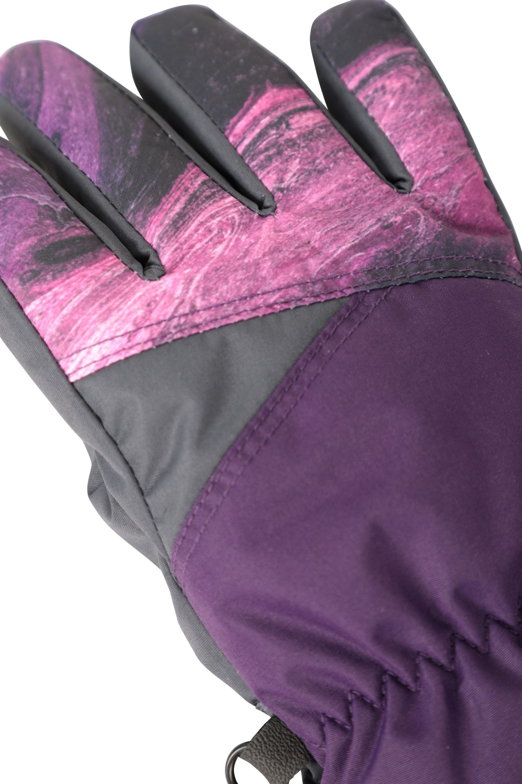 Buy Mountain Warehouse Pink Extreme Kids Waterproof Printed Ski Gloves