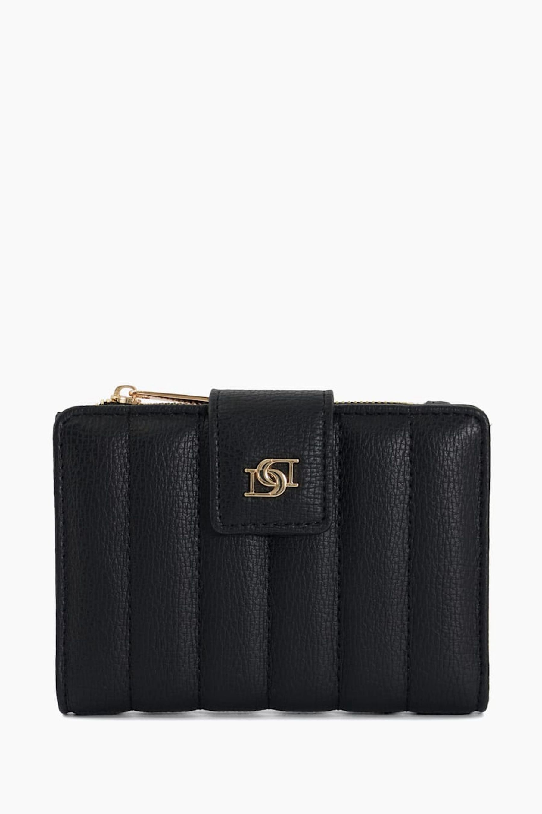 Buy Dune London Slim Kinners Quilted Black Card Holder from the Next UK