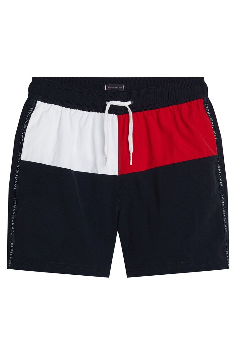 Tommy Hilfiger Navy Blue Medium Drawstring Swim Shorts - Image 1 of 1