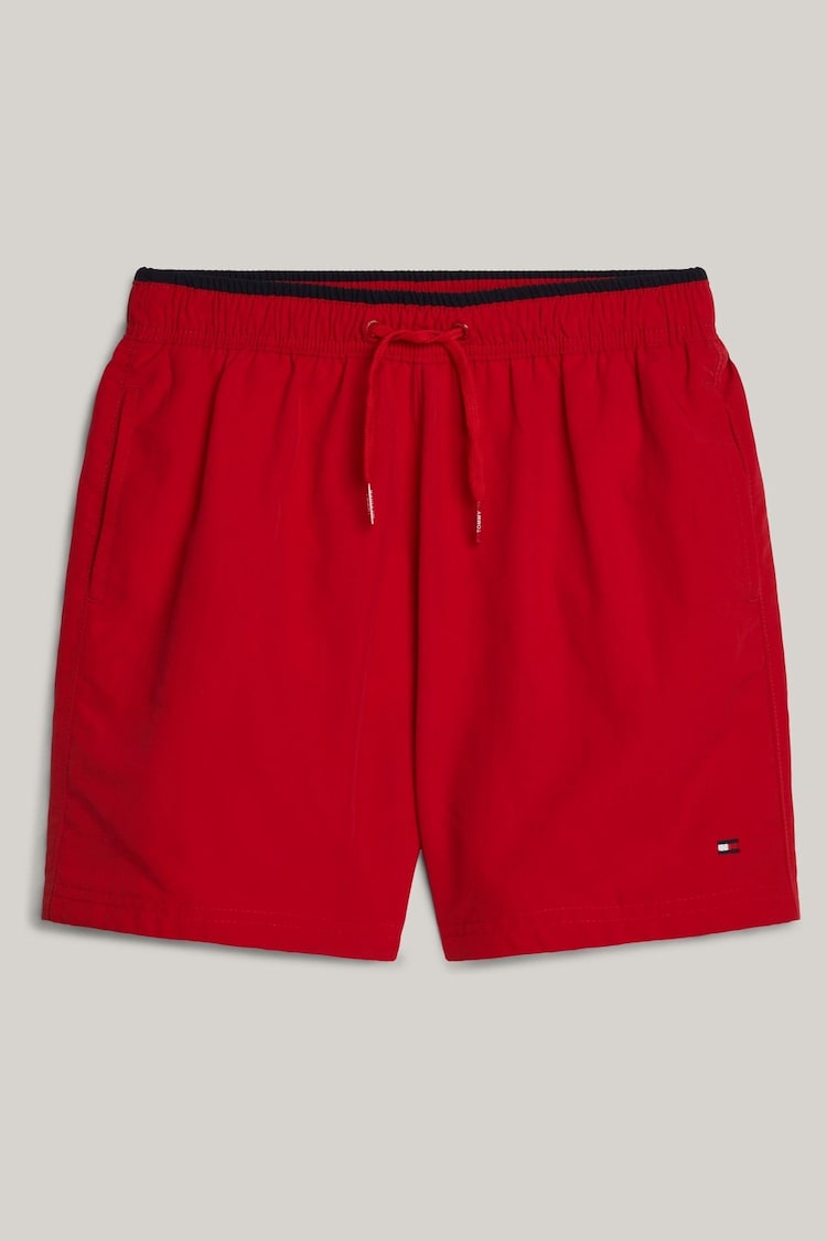 Tommy Hilfiger Red Medium Drawstring Swim Shorts - Image 1 of 1