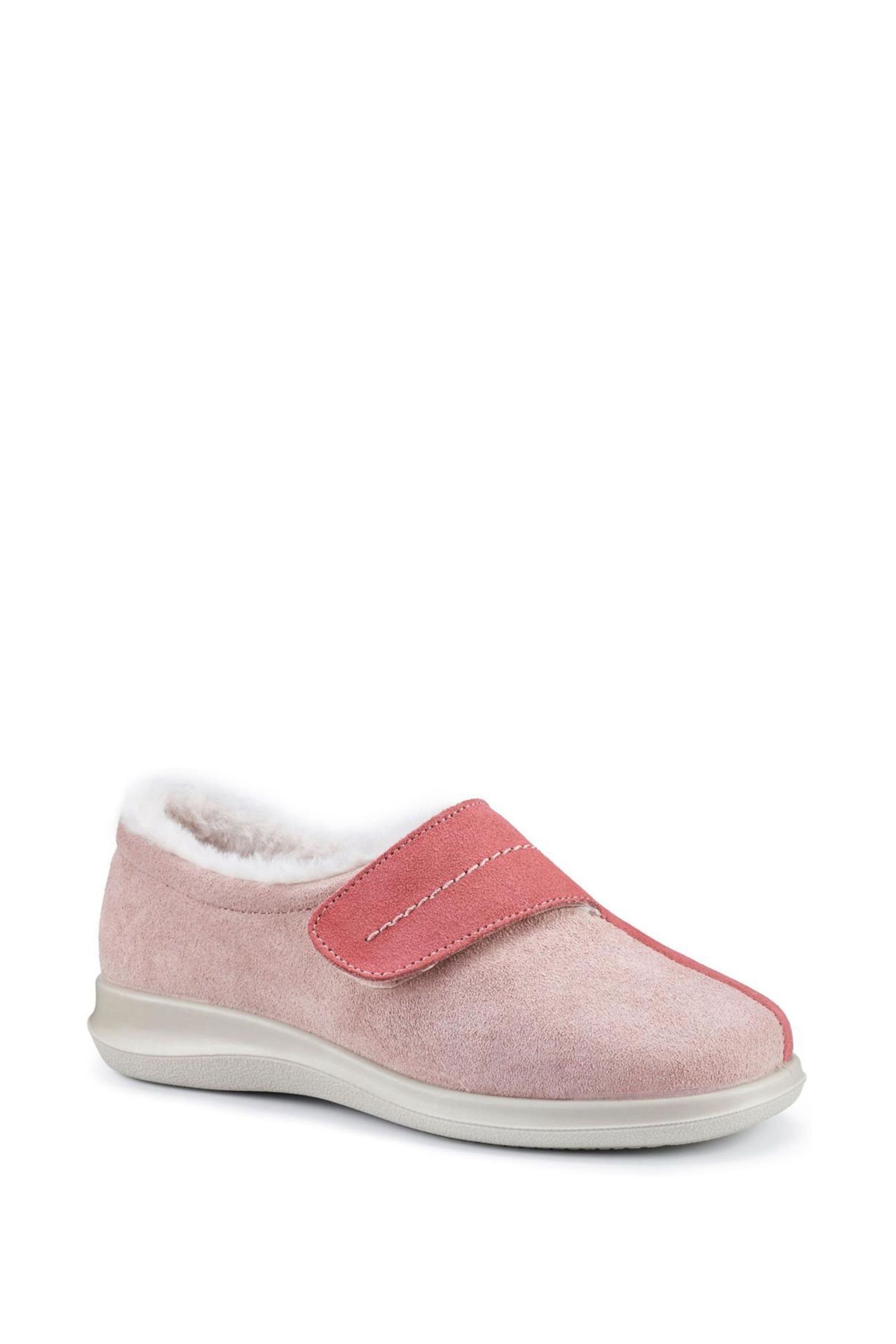 Buy Hotter Pink Wrap TouchFastening Regular Fit Slippers from the Next UK online shop