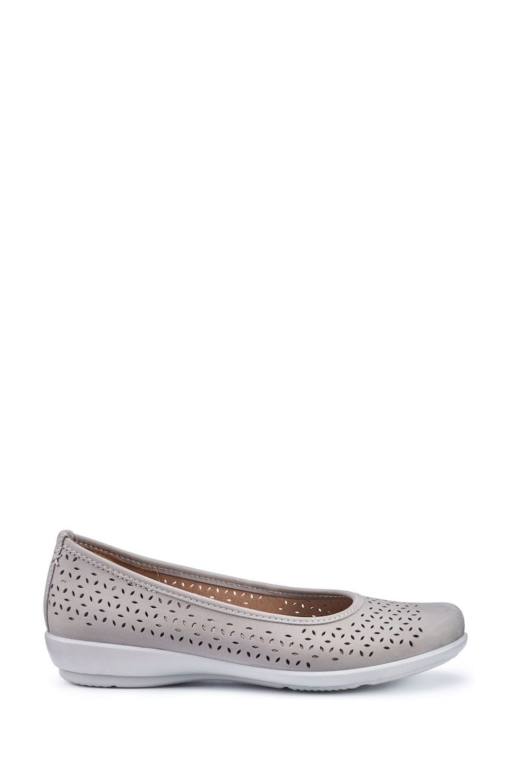 Hotter Grey Standard Fit Regular Fit Livvy II Slip-On Shoes - Image 1 of 1