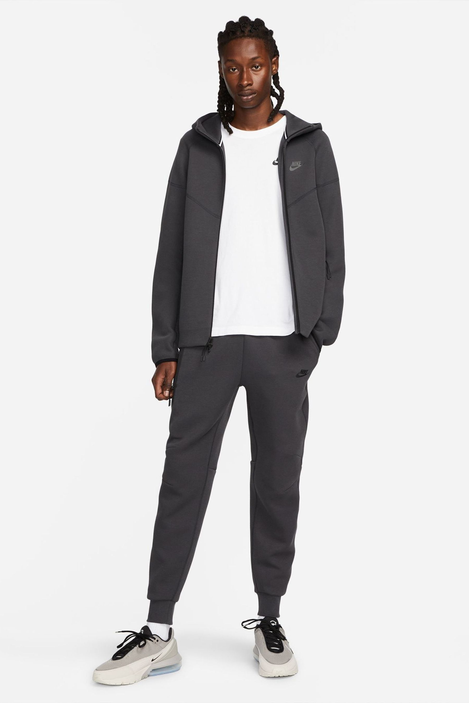 Buy Nike Dark Grey Tech Fleece Joggers from the Next UK online shop