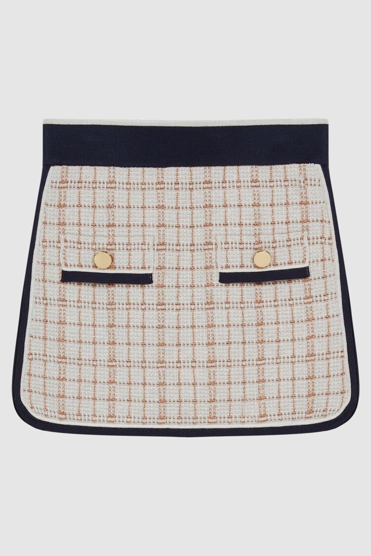 Reiss Pink Mimi Junior Twill Mini Skirt - Image 1 of 1