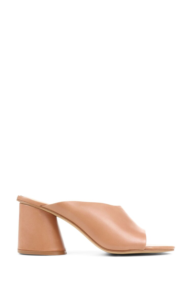 Jones Bootmaker Lisetta Heeled Brown Mules - Image 1 of 1
