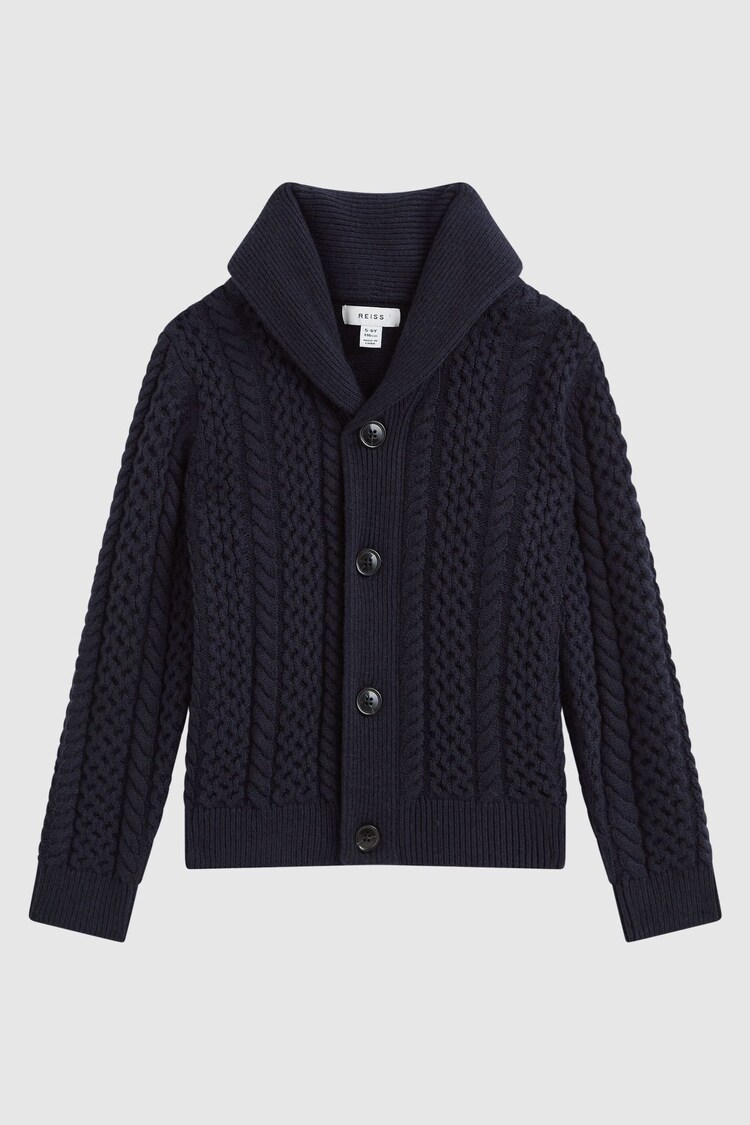 Reiss вязаный кардиган с узором "косичка" Ashbury - Изображение 1 из 1