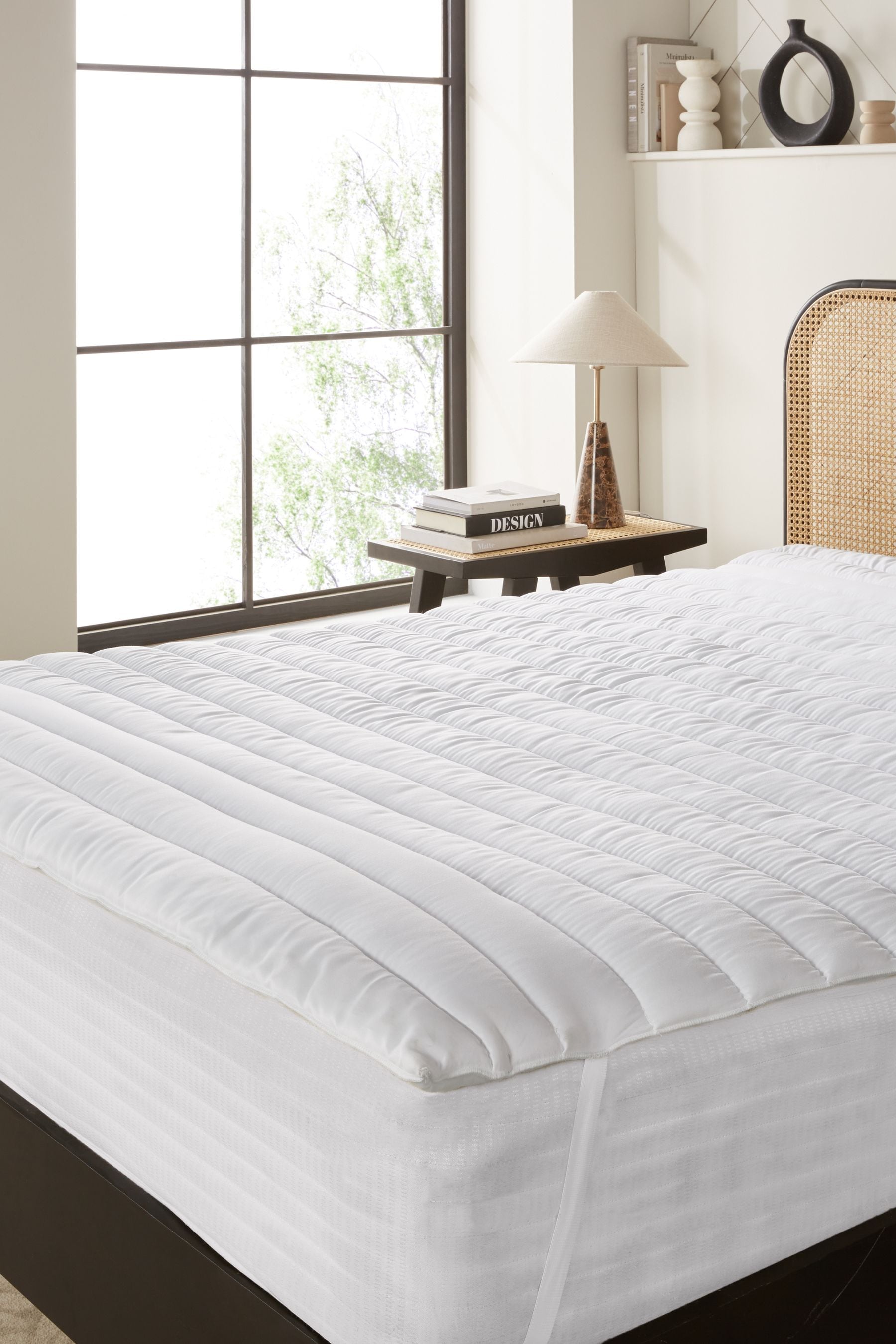 Buy White Anti Allergy Mattress Topper from the Next UK online shop