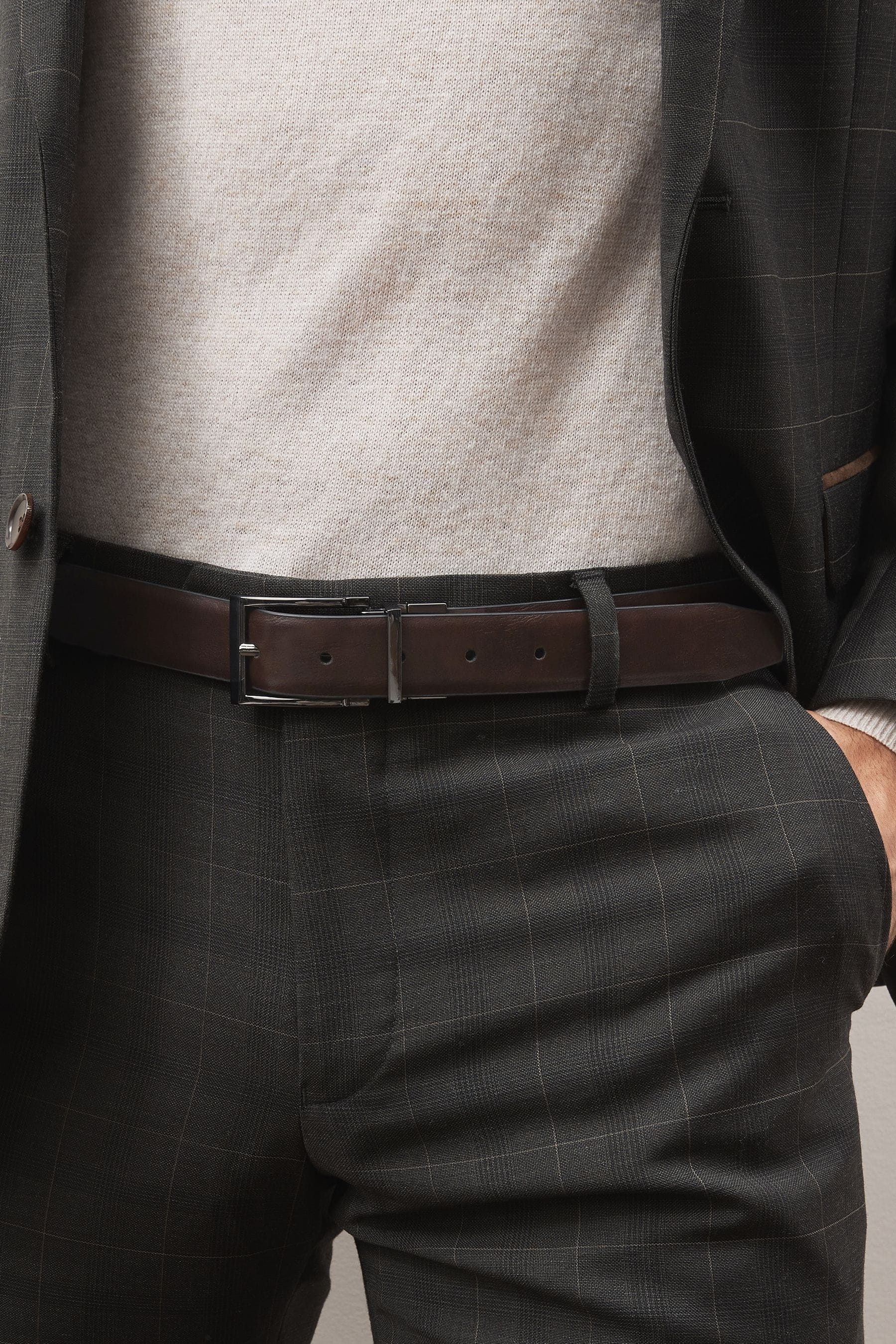 Buy Black/Brown Reversible Belt from the Next UK online shop