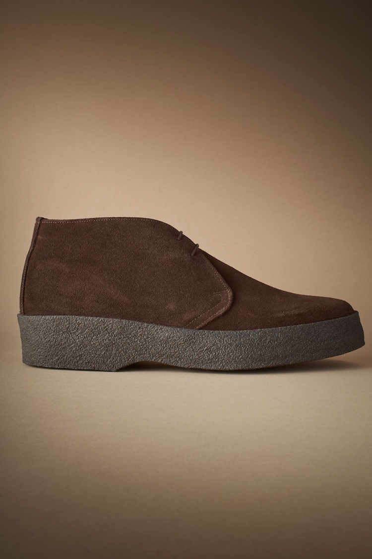 Brown Suede Sanders for Next Crepe Chukka Boots - Image 1 of 1