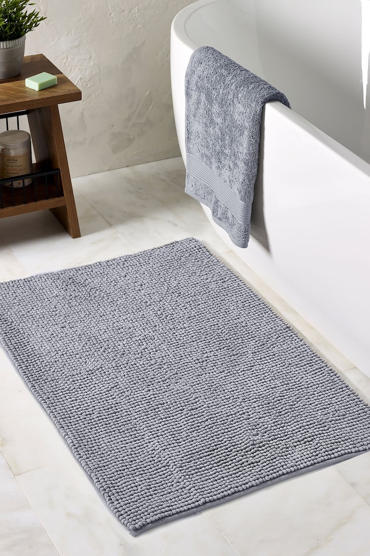 Light Dove Bobble X-Large Bath Mat - Image 1 of 1