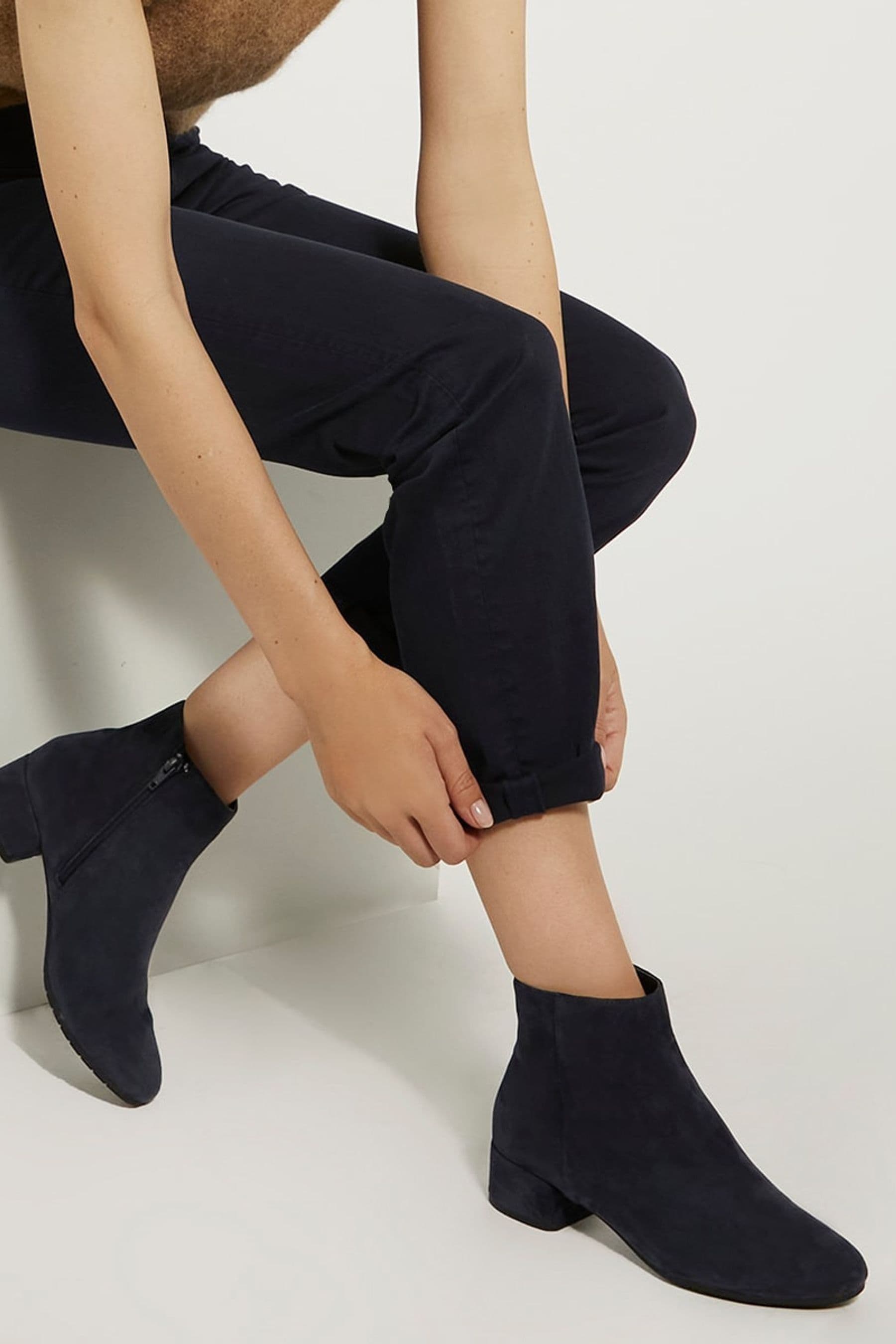 Buy Dune London Blue Pippie Smart Low Boots from the Next UK online shop