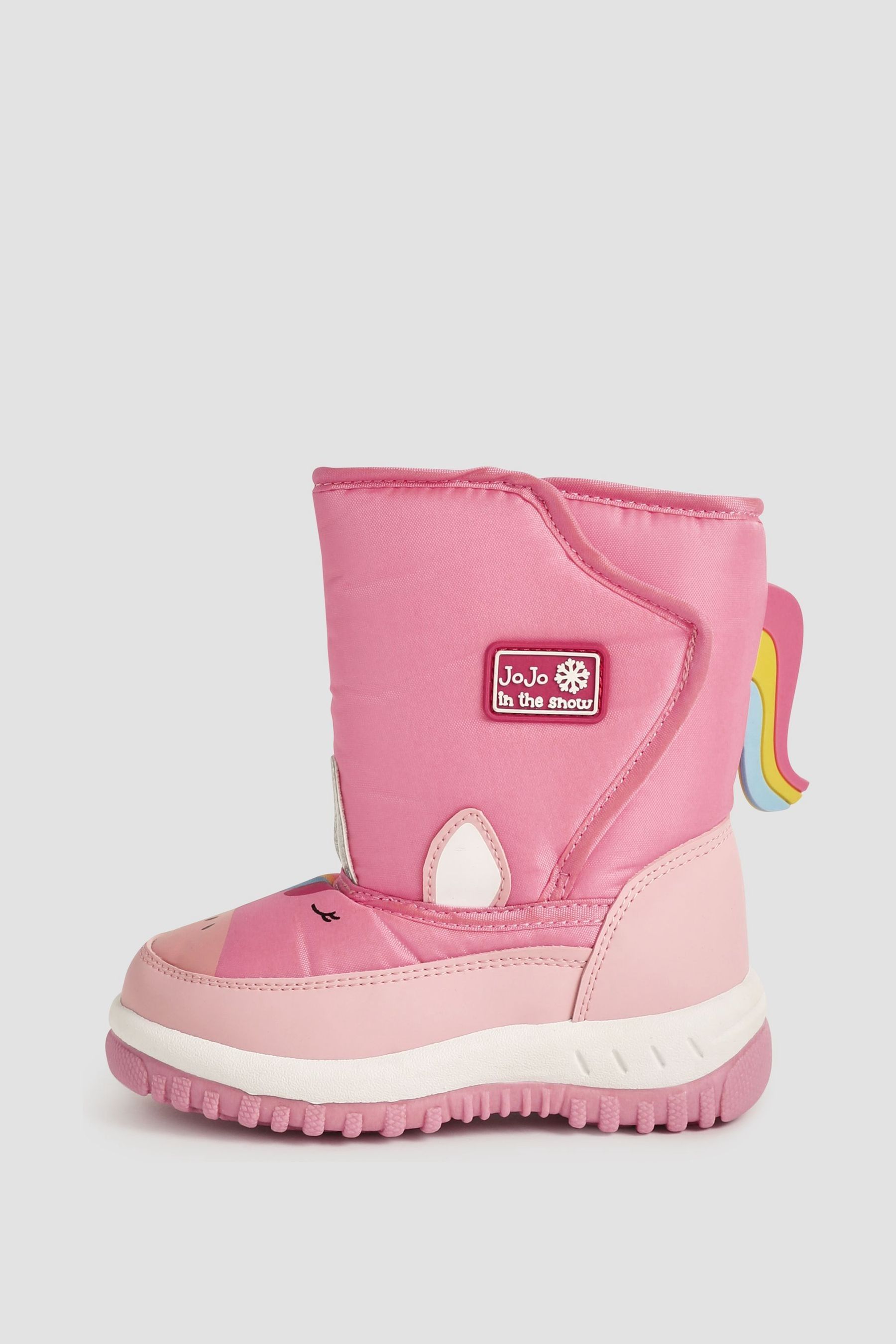 Buy JoJo Maman Bébé Pink Girls' Unicorn Snow Boots from the Next UK