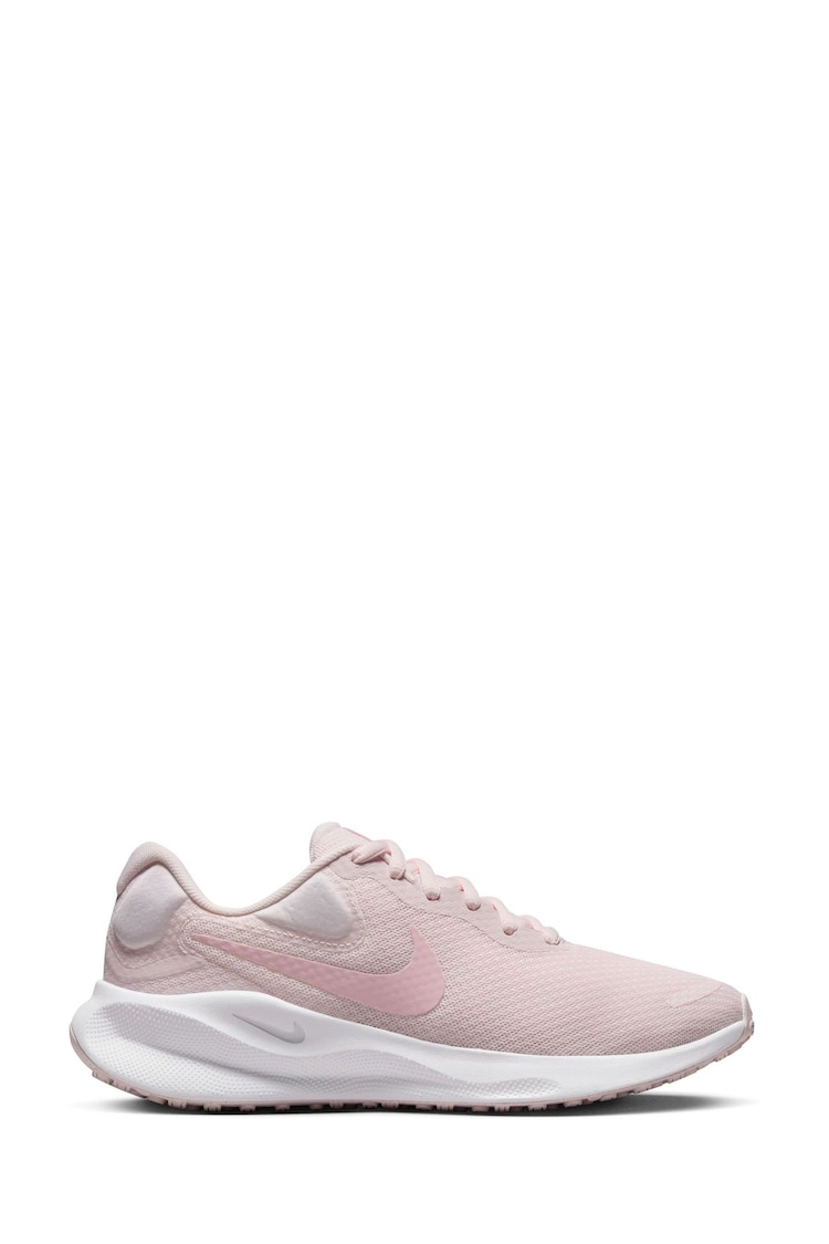 Nike Light Pink Revolution 7 Road Running Trainers - Image 1 of 1