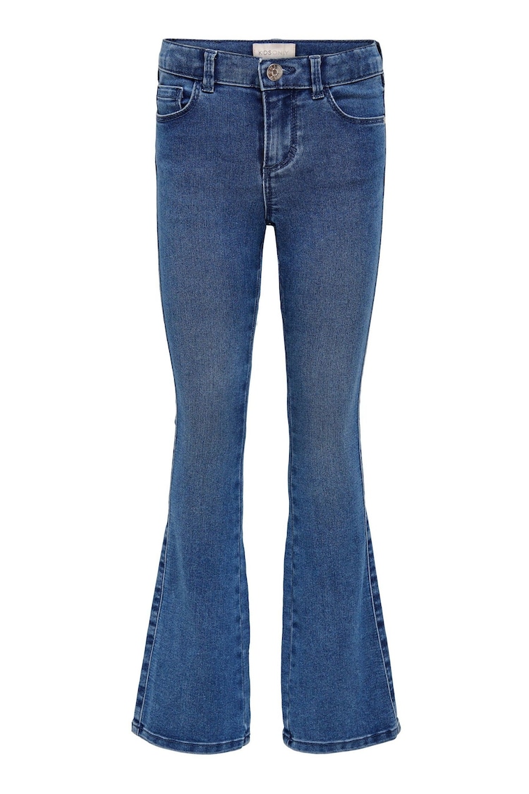 ONLY KIDS Flare Leg Jeans With Adjustable Waist - Image 1 of 1 ONLY KIDS Flare Leg Jeans With Adjustable Waist - Image 1 of 1