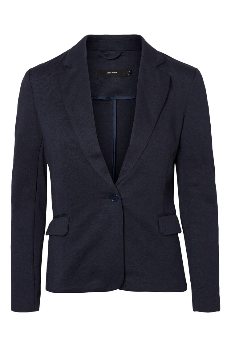 VERO MODA Navy Fitted Blazer - Image 1 of 1