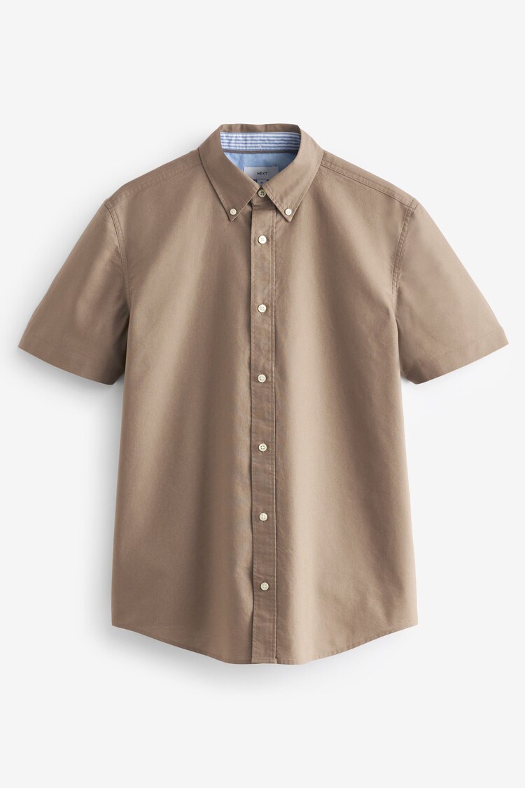 Stone Regular Fit Short Sleeve Oxford Shirt - Image 1 of 1