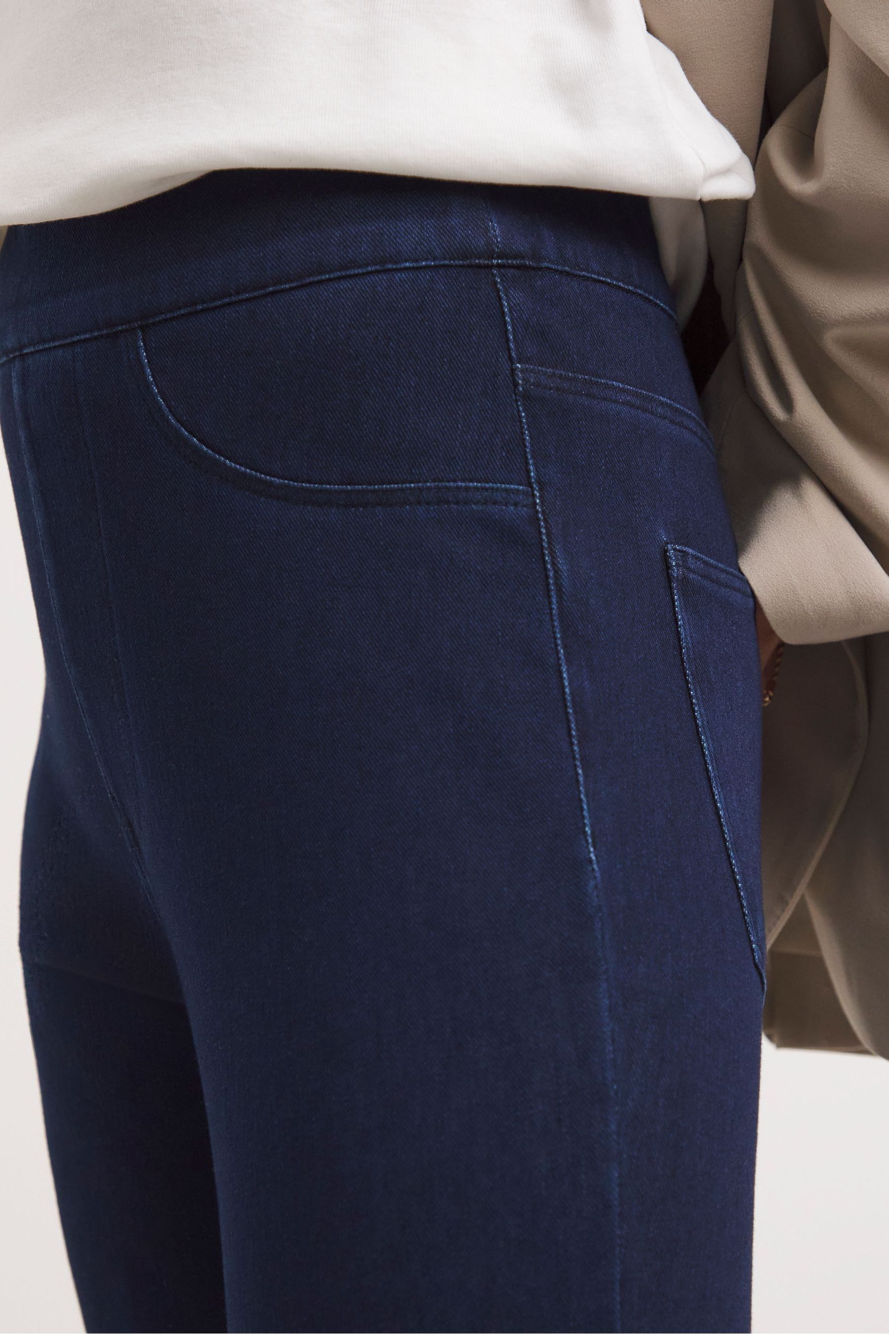 Buy JD Williams Indigo Bootcut Jersey Denim Jeggings from the Next UK