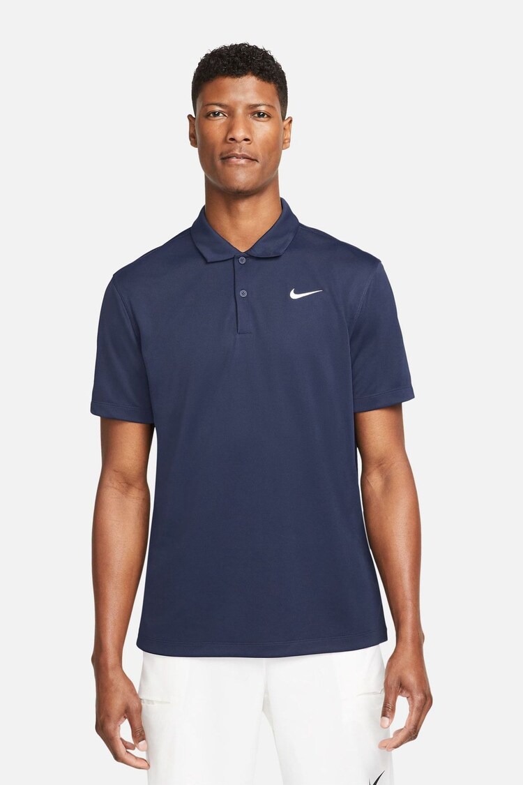 Nike Navy Blue Court Dri-FIT Tennis Polo Shirt - Image 1 of 1