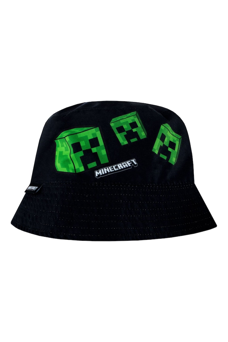 Character Green 100% Cotton Minecraft Reversible Bucket Hat - Image 1 of 1