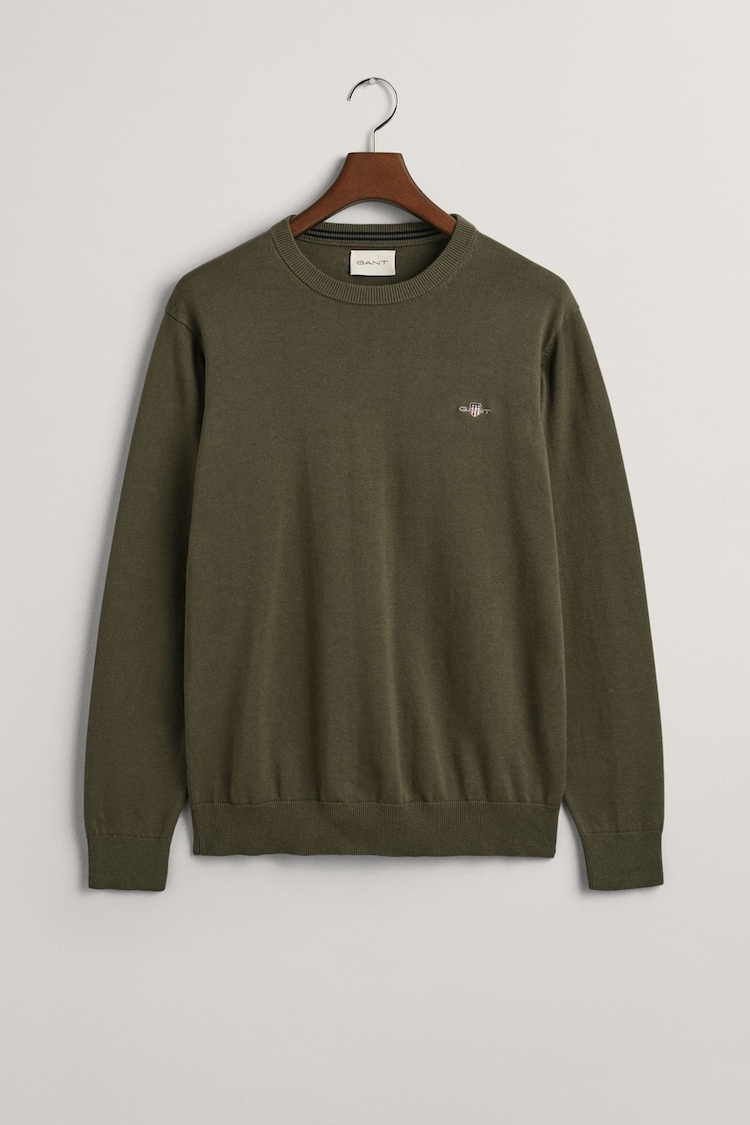 GANT Melange Classic Cotton Crew Neck Jumper - Image 1 of 1