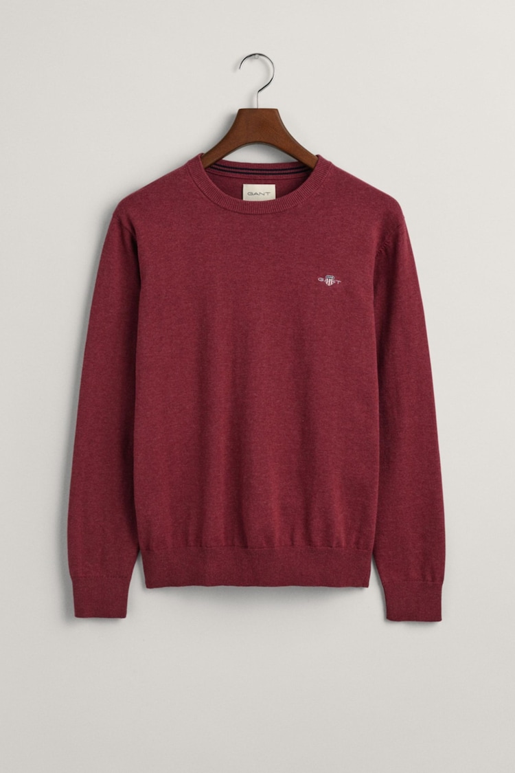 GANT Melange Classic Cotton Crew Neck Jumper - Image 1 of 1