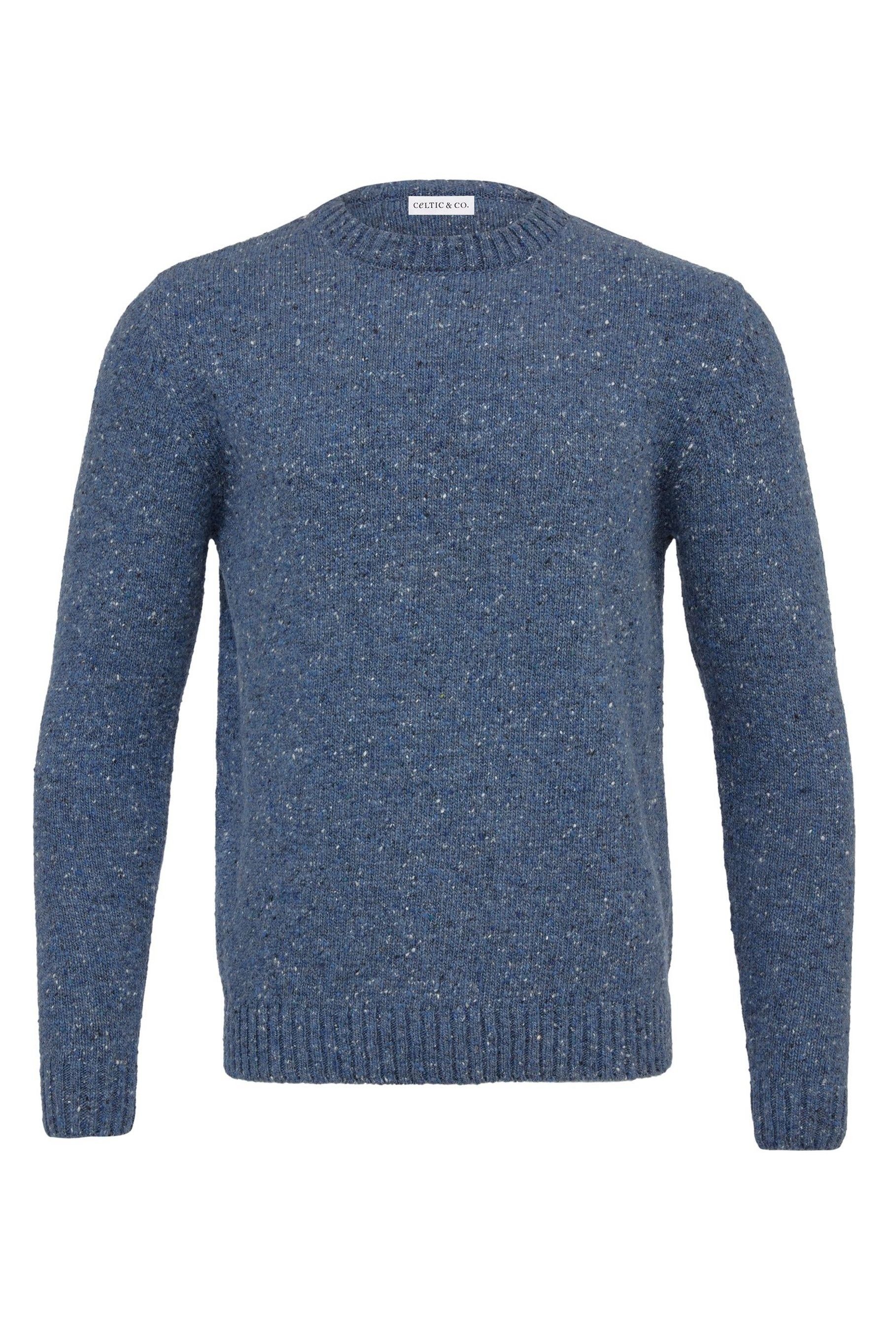 Buy Celtic & Co. Mens Grey Donegal Crew Neck Jumper from the Next UK ...