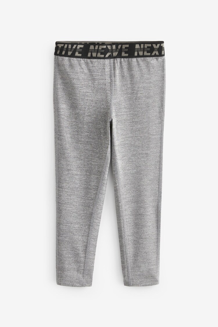 Grey Textured Base Layer Leggings (3-16yrs) - Image 1 of 1
