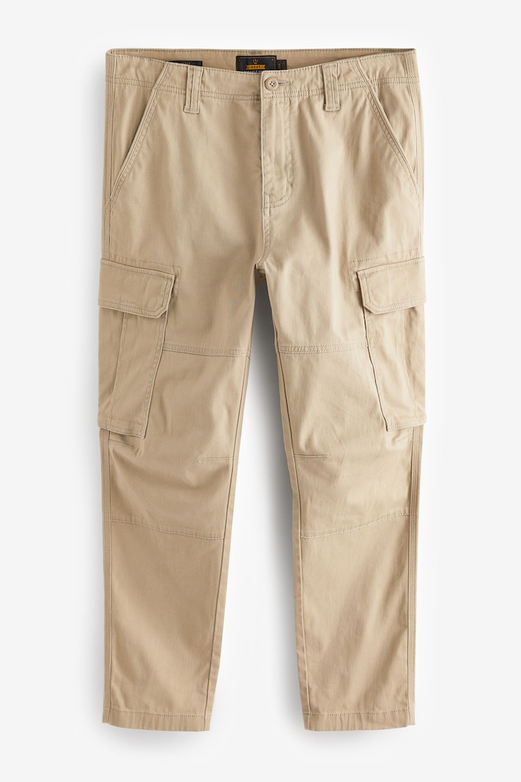 Hiekanvärinen - Kape istuvuus - Cotton Stretch - Reisitaskuhousut - Image 1 of 1