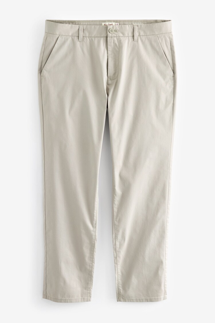 Stone Light Straight Fit Summerweight Stretch Chino Trousers - Image 1 of 1