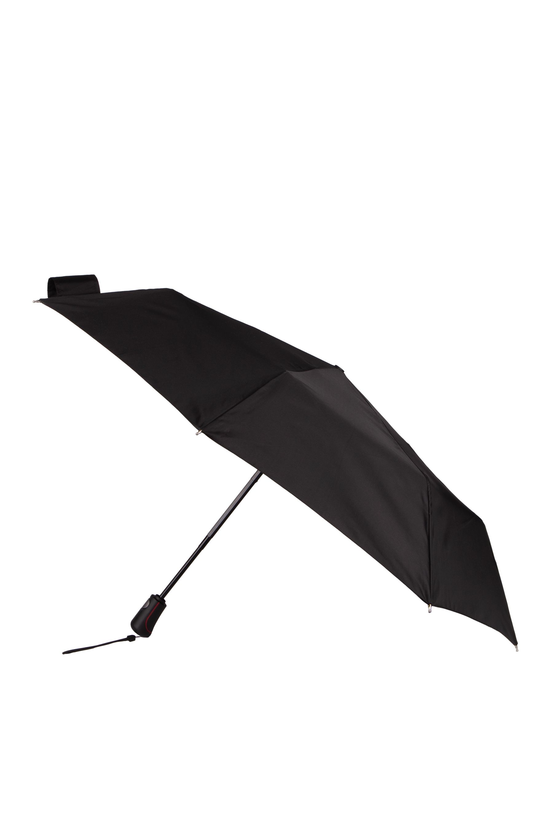 Buy Totes Black Eco Xtra Strong Auto Open/Close Plain Umbrella from the