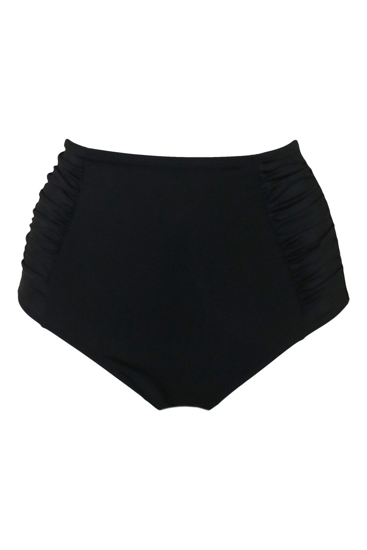 Pour Moi Black High Waist Space Bikini Bottoms - Image 1 of 1