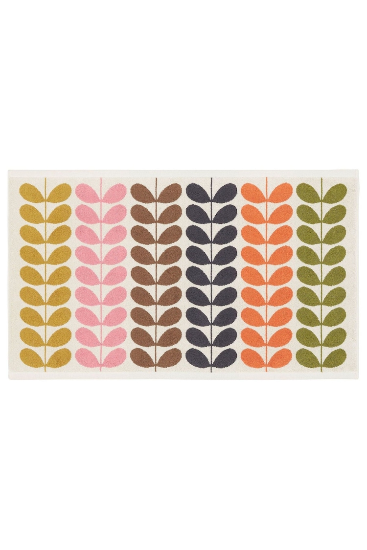 Alfombrilla de baño de algodón 100 % con diseño de varios tallos de Orla Kiely - Imagen 1 de 1