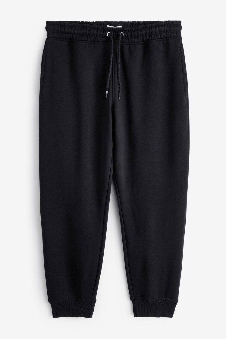 Black Regular Fit Cotton Rich Jersey Joggers - Image 1 of 1