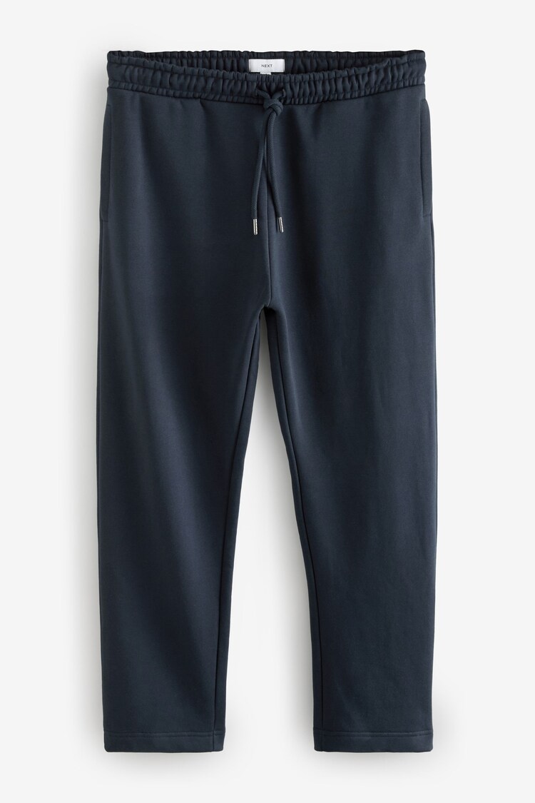 Navy Blue Open Cotton Rich Jersey Joggers - Image 1 of 1