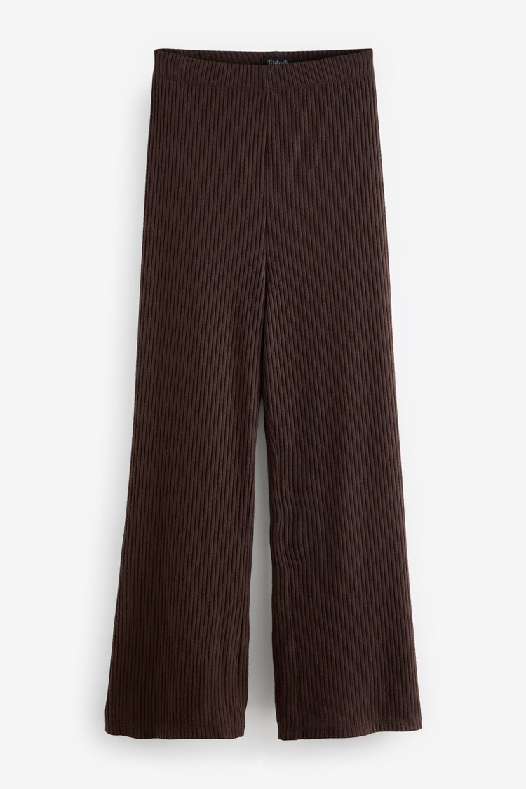 Marron chocolat - Pantalons de maternité à jambes larges - Image 1 of 1