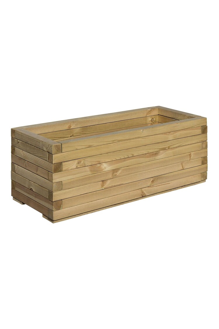 Rowlinson Natural Rectangular Patio Garden Planter - Image 1 of 1