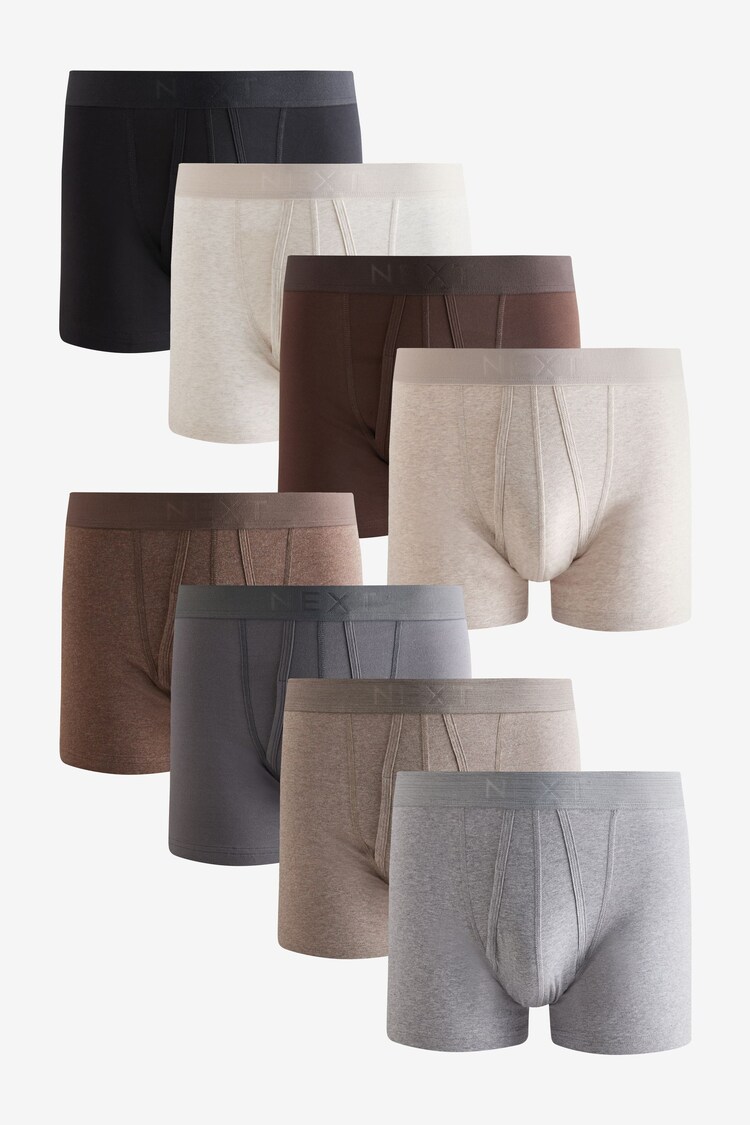 Neutral 8 pack A-Front Boxers - Image 1 of 1