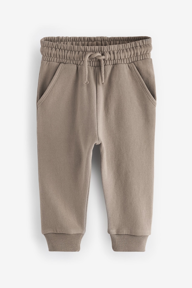 Stone Soft Touch Jersey Joggers (3mths-7yrs) - Image 1 of 1
