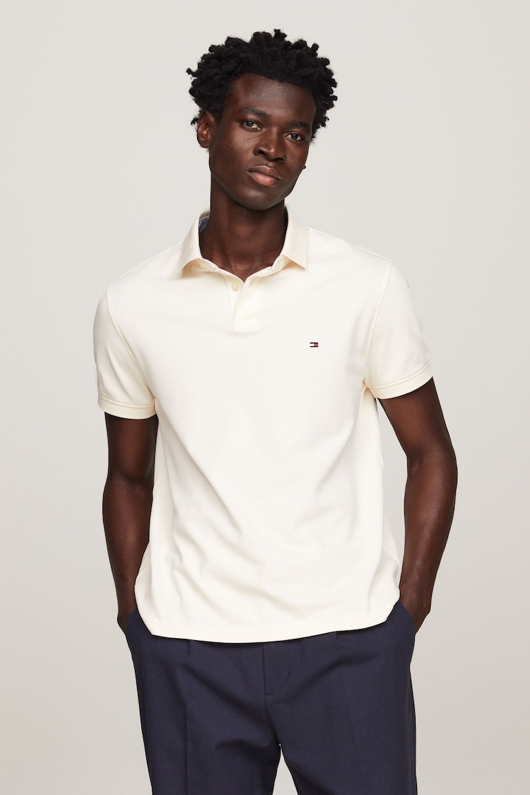 Tommy Hilfiger Natural 1985 Regular Fit Polo Shirt - Image 1 of 1