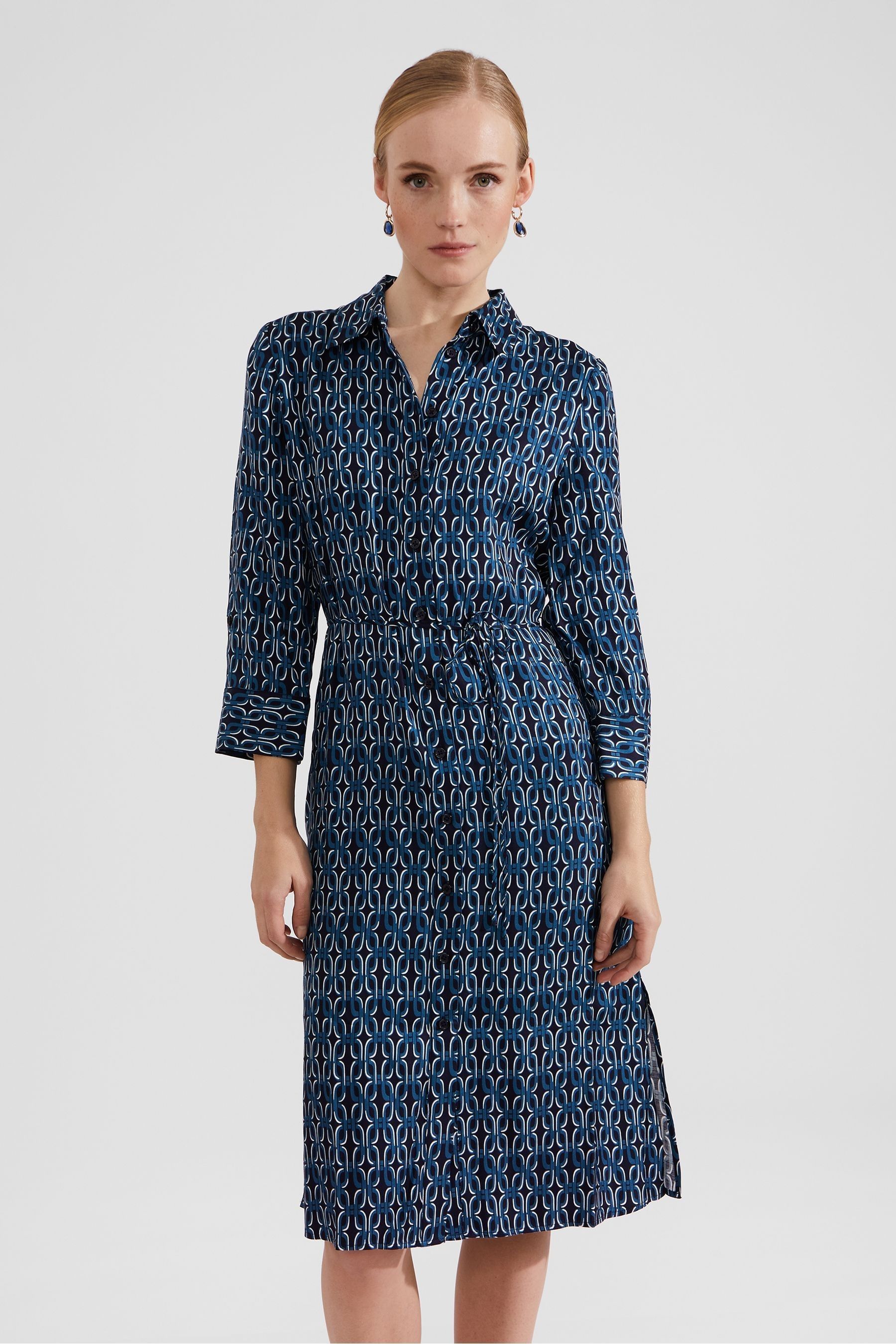 Buy Hobbs Blue Cali Dress from the Next UK online shop