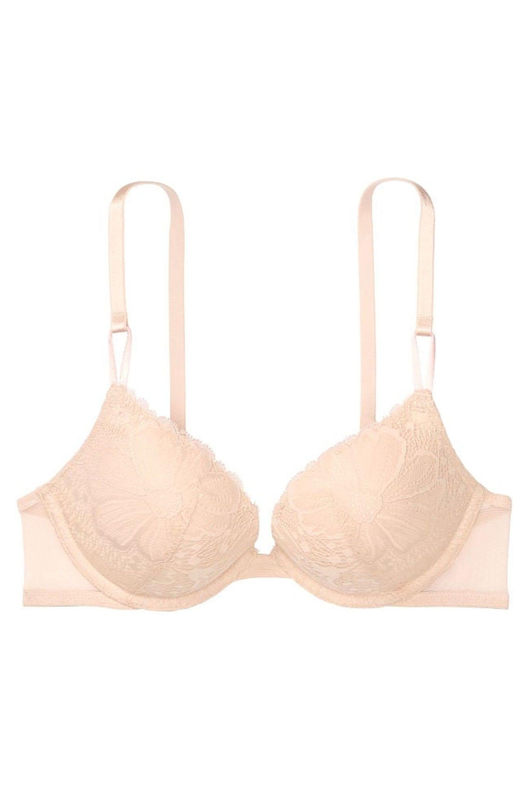 Buy Victoria's Secret Lace & Sheer Mesh Push Up Bra from the Victoria's ...