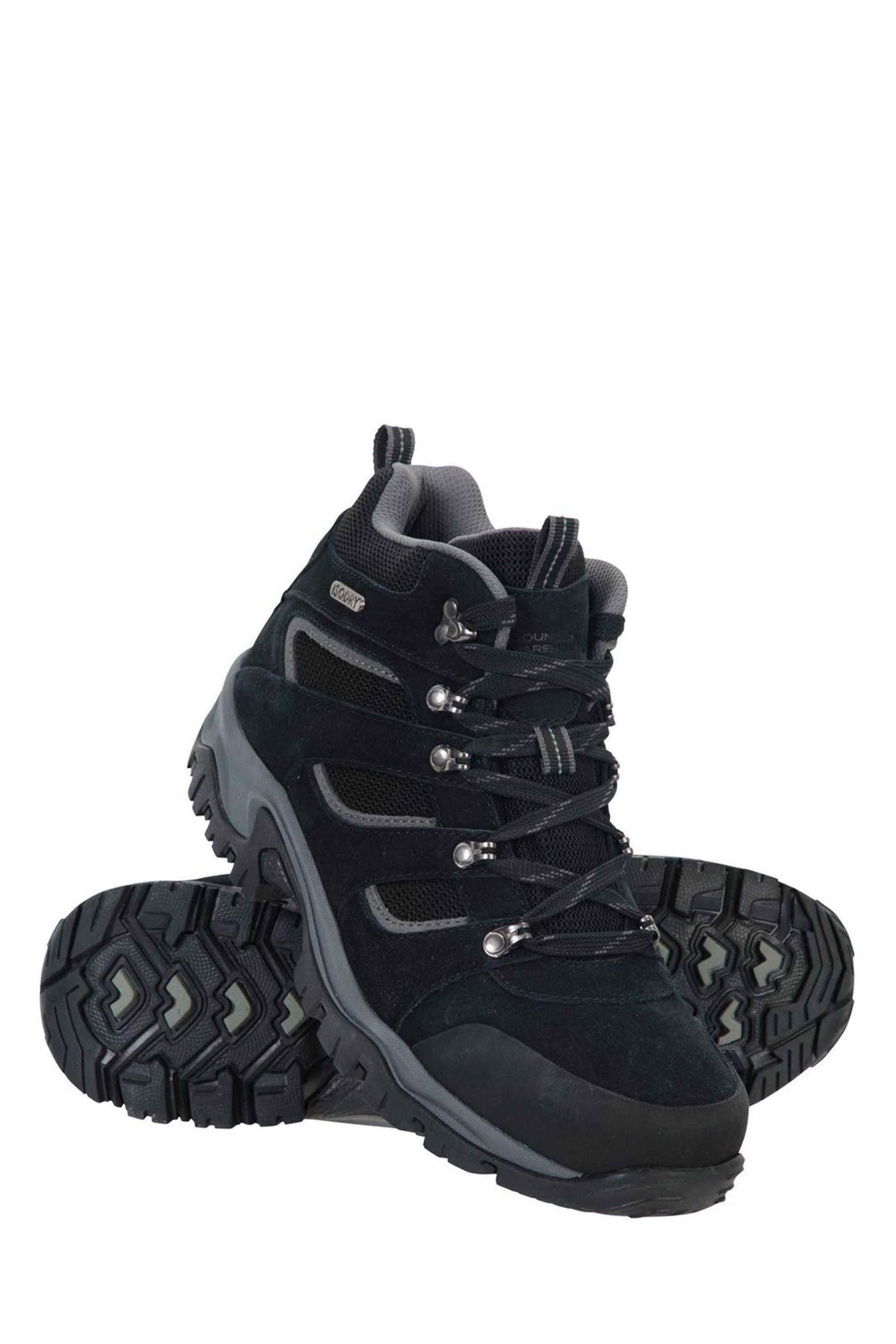 Buy Mountain Warehouse Jet Black Voyage Mens Waterproof Walking Boots ...